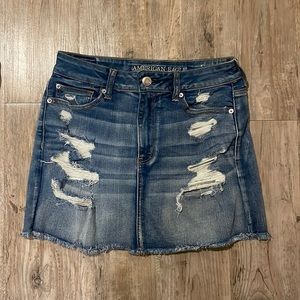 Jean skirt American eagle